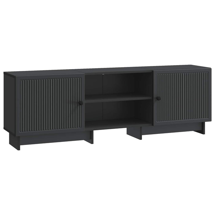Cabinet TV Negru 150 x 31 x 50 cm Lemn prelucrat - WALTI WALTI