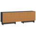 Cabinet TV Negru 150 x 31 x 50 cm Lemn prelucrat - WALTI WALTI