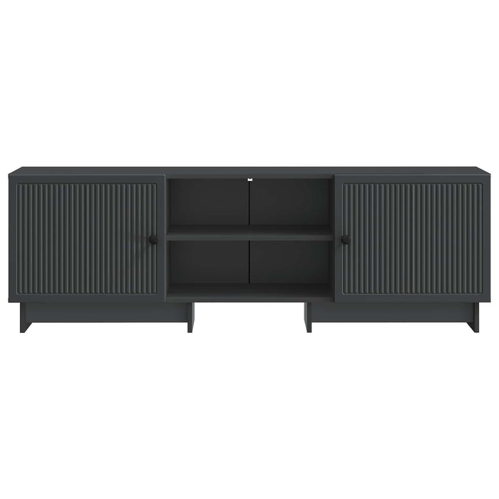 Cabinet TV Negru 150 x 31 x 50 cm Lemn prelucrat - WALTI WALTI
