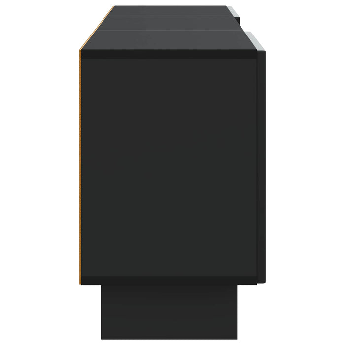Cabinet TV Negru 150 x 31 x 50 cm Lemn prelucrat - WALTI WALTI