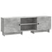 Cabinet TV Gri Beton 150 x 31 x 50 cm Lemn prelucrat - WALTI WALTI