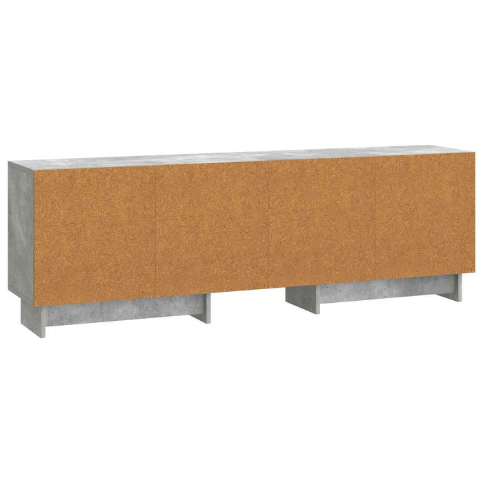 Cabinet TV Gri Beton 150 x 31 x 50 cm Lemn prelucrat - WALTI WALTI