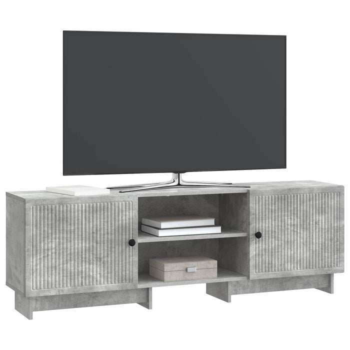 Cabinet TV Gri Beton 150 x 31 x 50 cm Lemn prelucrat - WALTI WALTI