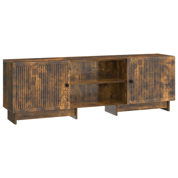 Cabinet TV Stejar Afumat 150 x 31 x 50 cm Lemn prelucrat - WALTI WALTI