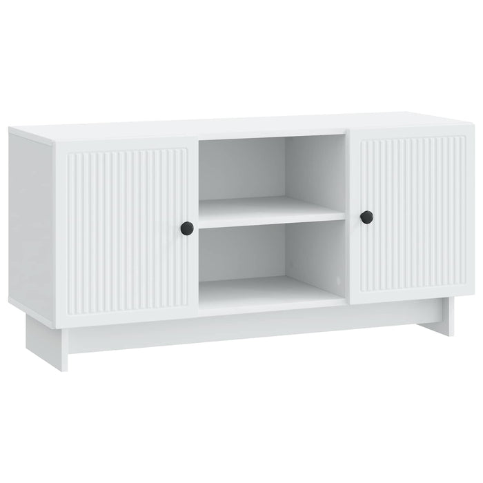 Cabinet TV 102 x 34,5 x 50 cm Alb Lemn prelucrat - WALTI WALTI