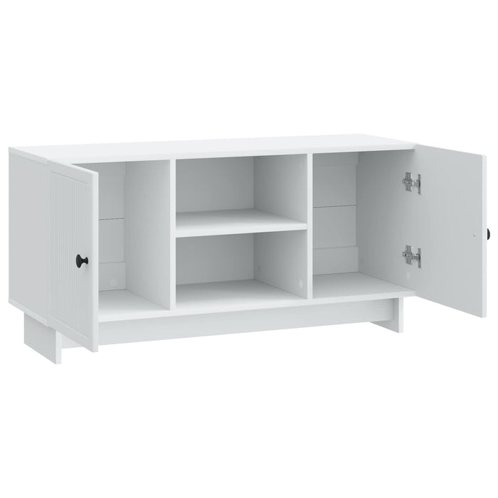 Cabinet TV 102 x 34,5 x 50 cm Alb Lemn prelucrat - WALTI WALTI