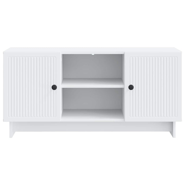 Cabinet TV 102 x 34,5 x 50 cm Alb Lemn prelucrat - WALTI WALTI