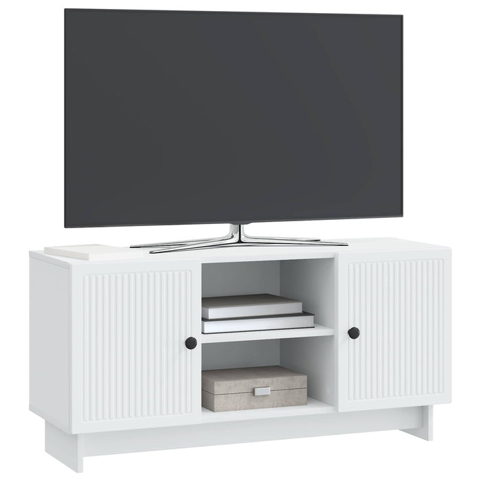 Cabinet TV 102 x 34,5 x 50 cm Alb Lemn prelucrat - WALTI WALTI