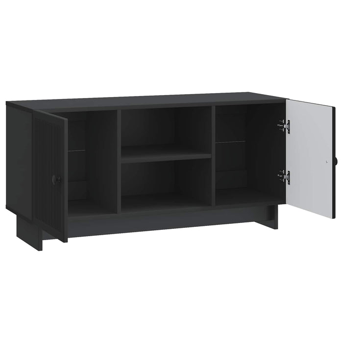 Cabinet TV Negru 102 x 34,5 x 50 cm Lemn compozit - WALTI WALTI