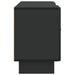 Cabinet TV Negru 102 x 34,5 x 50 cm Lemn compozit - WALTI WALTI