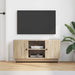 Cabinet TV Stejar Sonoma 102 x 34,5 x 50 cm Lemn compozit - WALTI WALTI