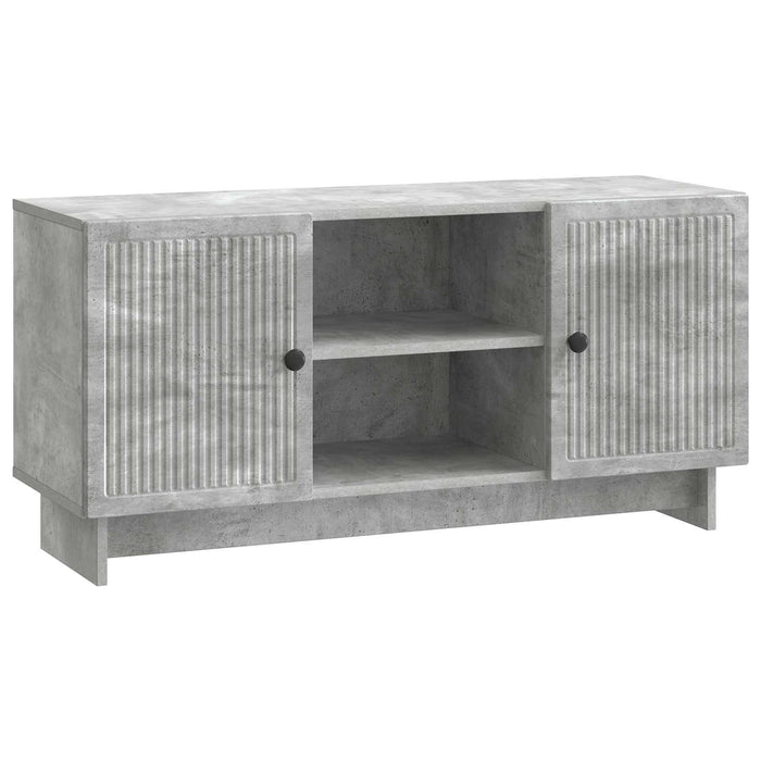 Cabinet TV Gri din beton 102 x 34,5 x 50 cm Lemn compozit - WALTI WALTI