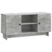 Cabinet TV Gri din beton 102 x 34,5 x 50 cm Lemn compozit - WALTI WALTI