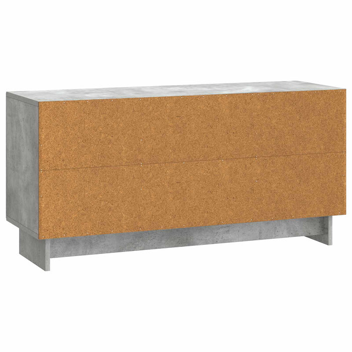 Cabinet TV Gri din beton 102 x 34,5 x 50 cm Lemn compozit - WALTI WALTI