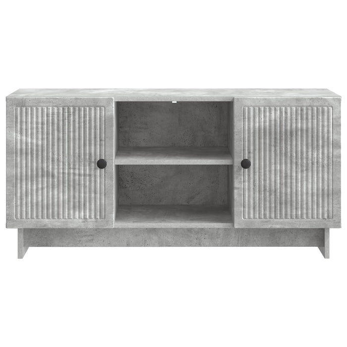 Cabinet TV Gri din beton 102 x 34,5 x 50 cm Lemn compozit - WALTI WALTI