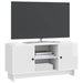 Cabinet TV Alb lucios 102 x 34,5 x 50 cm Lemn compozit - WALTI WALTI
