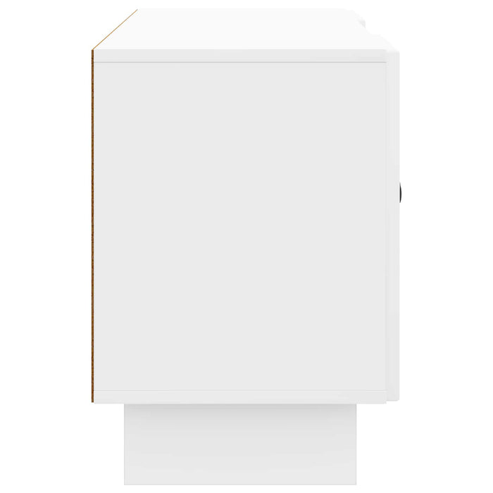 Cabinet TV Alb lucios 102 x 34,5 x 50 cm Lemn compozit - WALTI WALTI