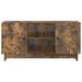 Cabinet TV Stejar fumuriu 102 x 34,5 x 50 cm Lemn compozit - WALTI WALTI