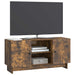 Cabinet TV Stejar fumuriu 102 x 34,5 x 50 cm Lemn compozit - WALTI WALTI
