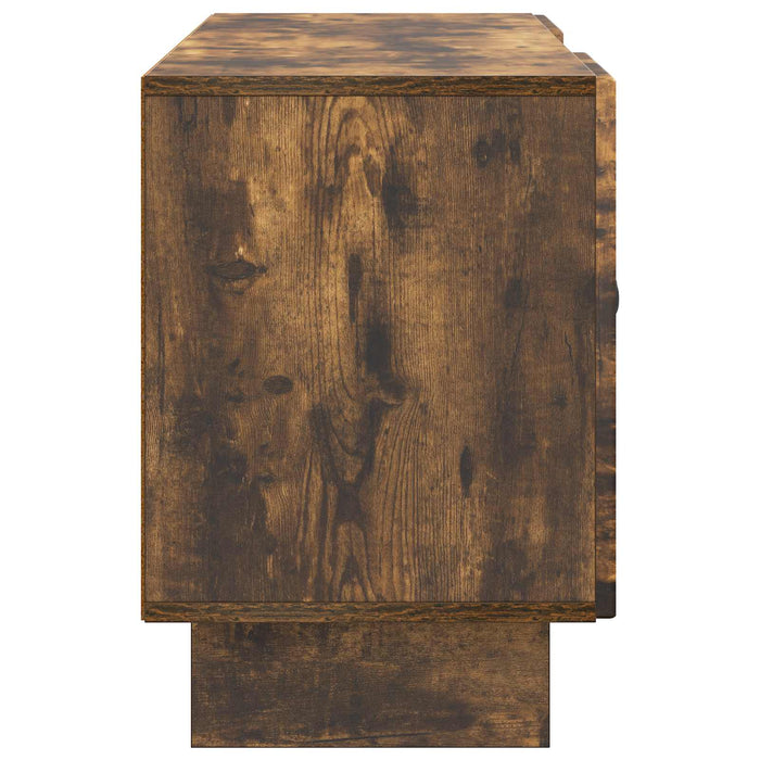 Cabinet TV Stejar fumuriu 102 x 34,5 x 50 cm Lemn compozit - WALTI WALTI