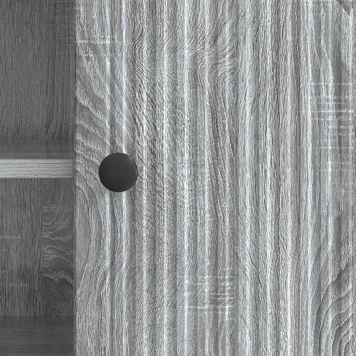 Cabinet TV Gri Sonoma 102 x 34,5 x 50 cm Lemn compozit - WALTI WALTI