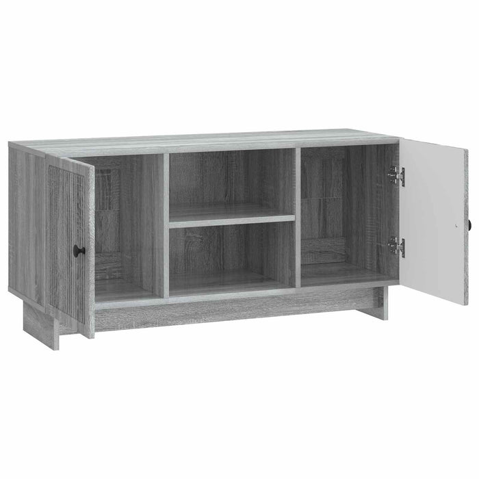 Cabinet TV Gri Sonoma 102 x 34,5 x 50 cm Lemn compozit - WALTI WALTI