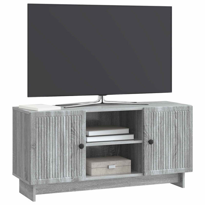 Cabinet TV Gri Sonoma 102 x 34,5 x 50 cm Lemn compozit - WALTI WALTI