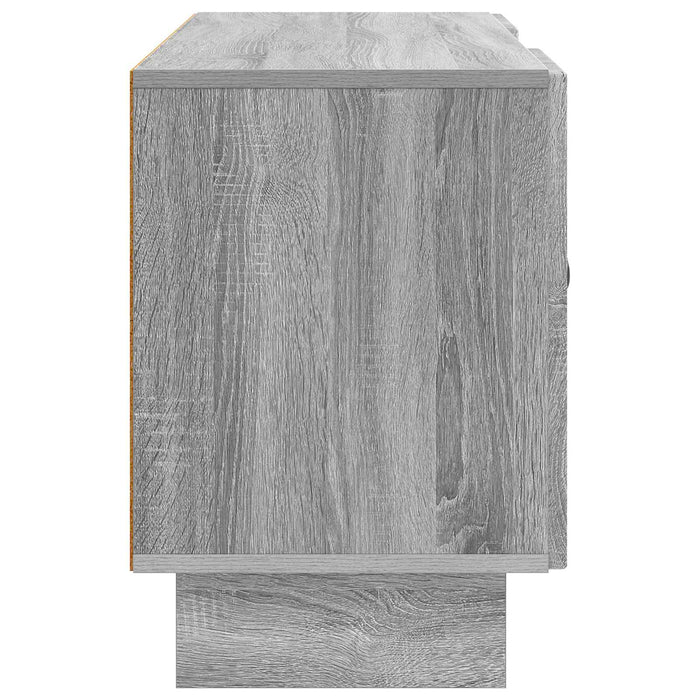 Cabinet TV Gri Sonoma 102 x 34,5 x 50 cm Lemn compozit - WALTI WALTI