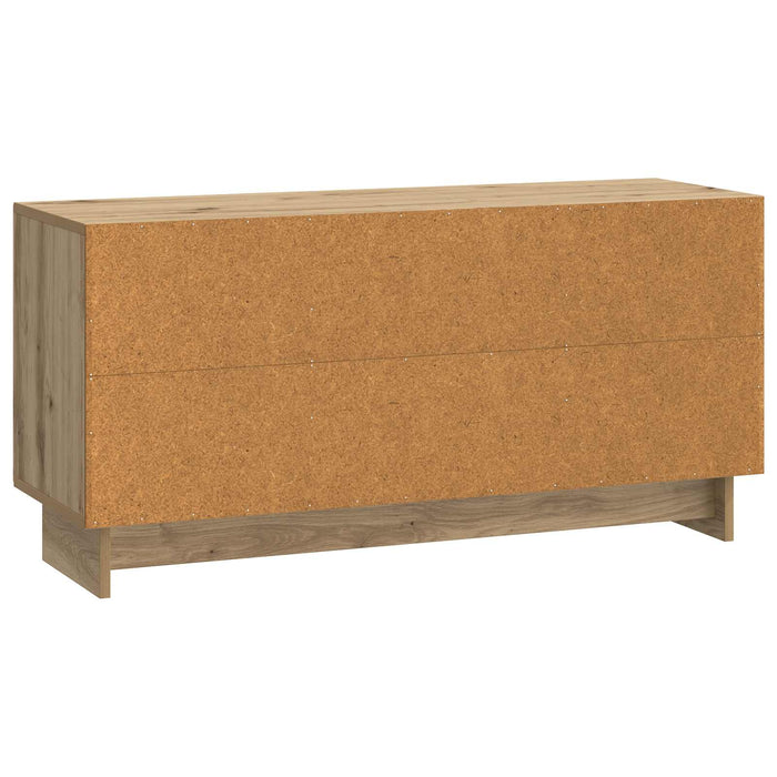 Cabinet TV Stejar Artizanal 102 x 34,5 x 50 cm Lemn compozit - WALTI WALTI