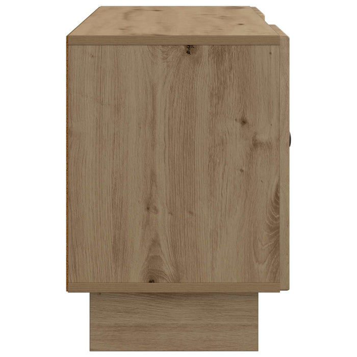 Cabinet TV Stejar Artizanal 102 x 34,5 x 50 cm Lemn compozit - WALTI WALTI