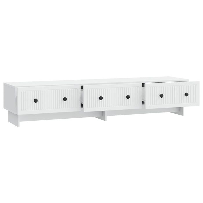 Cabinet TV cu sertar Alb 147 x 34,5 x 30 cm Lemn prelucrat - WALTI WALTI