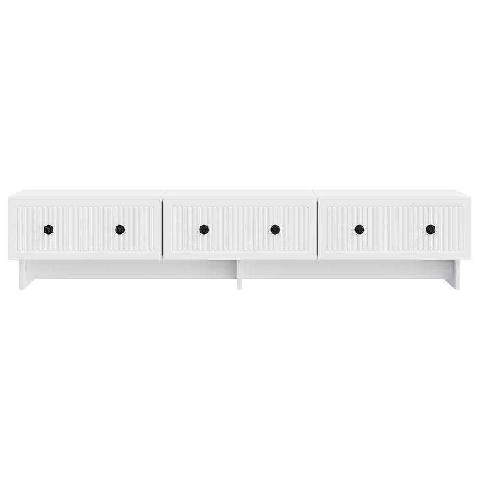 Cabinet TV cu sertar Alb 147 x 34,5 x 30 cm Lemn prelucrat - WALTI WALTI