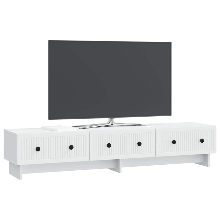Cabinet TV cu sertar Alb 147 x 34,5 x 30 cm Lemn prelucrat - WALTI WALTI