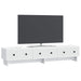 Cabinet TV cu sertar Alb 147 x 34,5 x 30 cm Lemn prelucrat - WALTI WALTI