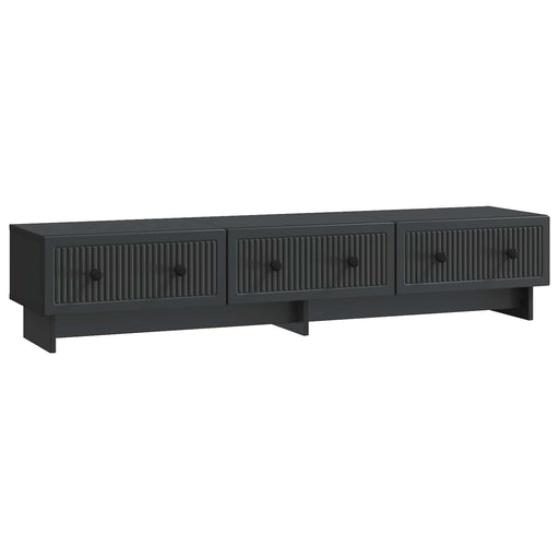 Cabinet TV cu sertar Negru 147 x 34,5 x 30 cm Lemn prelucrat - WALTI WALTI