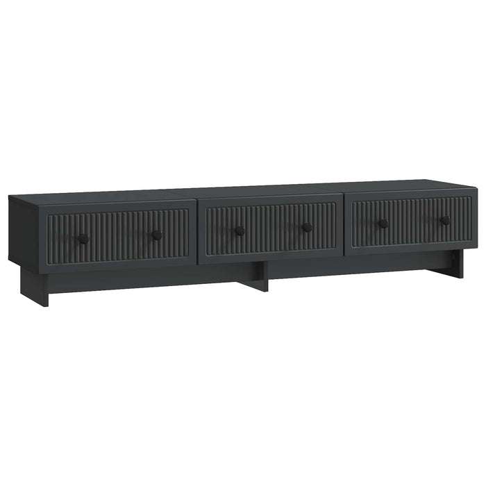 Cabinet TV cu sertar Negru 147 x 34,5 x 30 cm Lemn prelucrat - WALTI WALTI