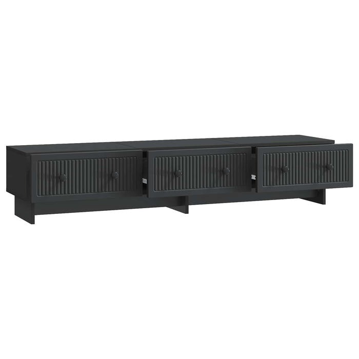 Cabinet TV cu sertar Negru 147 x 34,5 x 30 cm Lemn prelucrat - WALTI WALTI