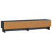 Cabinet TV cu sertar Negru 147 x 34,5 x 30 cm Lemn prelucrat - WALTI WALTI
