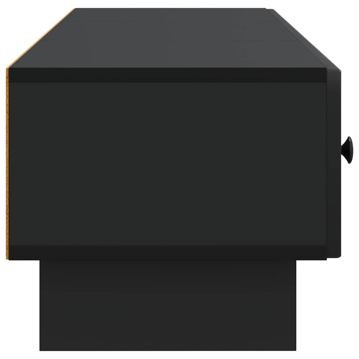 Cabinet TV cu sertar Negru 147 x 34,5 x 30 cm Lemn prelucrat - WALTI WALTI