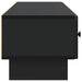 Cabinet TV cu sertar Negru 147 x 34,5 x 30 cm Lemn prelucrat - WALTI WALTI