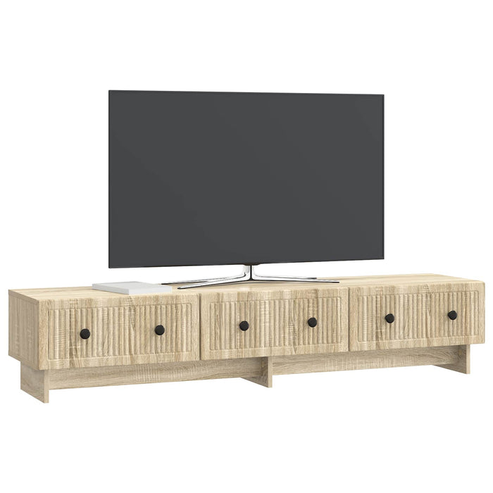 Cabinet TV Stejar Sonoma 147 x 34,5 x 30 cm Lemn prelucrat - WALTI WALTI