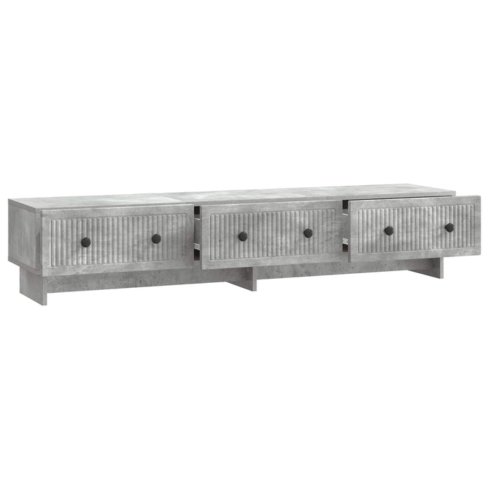 Cabinet TV Gri Beton 147 x 34,5 x 30 cm Lemn prelucrat - WALTI WALTI