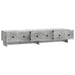 Cabinet TV Gri Beton 147 x 34,5 x 30 cm Lemn prelucrat - WALTI WALTI