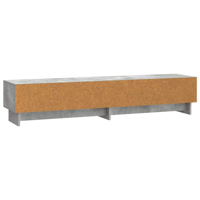 Cabinet TV Gri Beton 147 x 34,5 x 30 cm Lemn prelucrat - WALTI WALTI