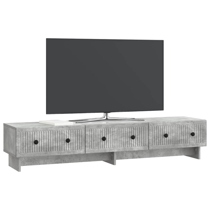 Cabinet TV Gri Beton 147 x 34,5 x 30 cm Lemn prelucrat - WALTI WALTI