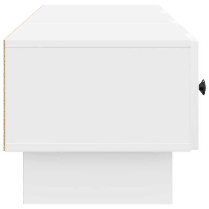 Cabinet TV Alb foarte lucios 147 x 34,5 x 30 cm Lemn prelucrat - WALTI WALTI