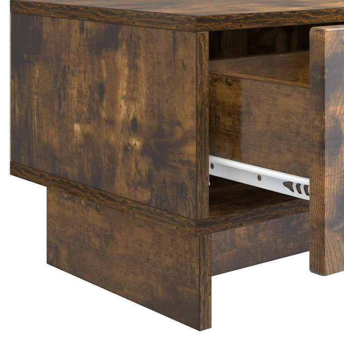 Cabinet TV Stejar fumuriu 147 x 34,5 x 30 cm Lemn prelucrat - WALTI WALTI