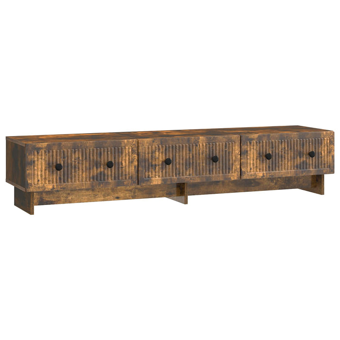 Cabinet TV Stejar fumuriu 147 x 34,5 x 30 cm Lemn prelucrat - WALTI WALTI