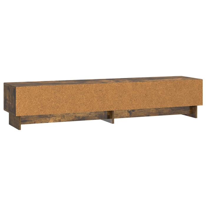 Cabinet TV Stejar fumuriu 147 x 34,5 x 30 cm Lemn prelucrat - WALTI WALTI