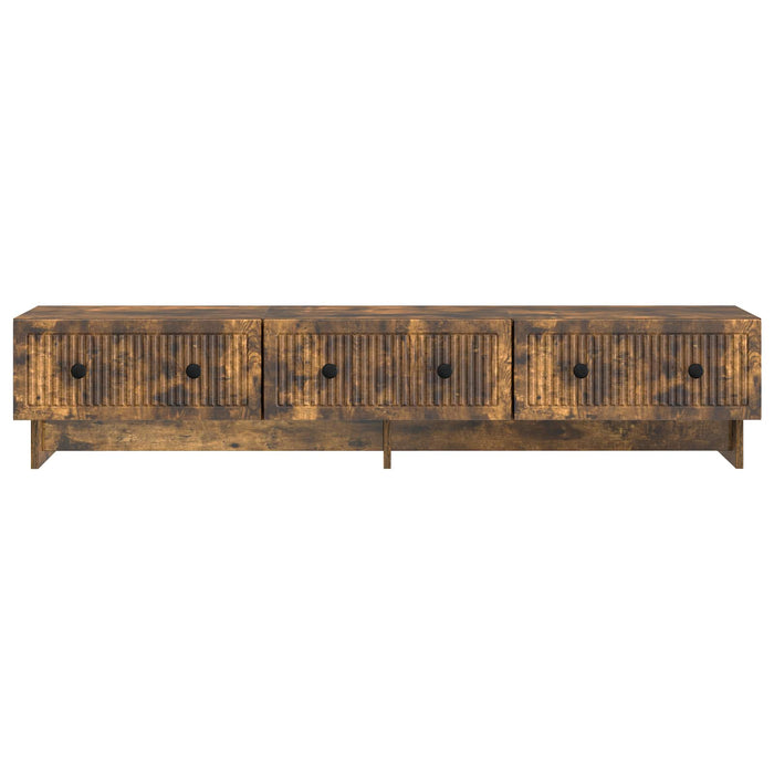 Cabinet TV Stejar fumuriu 147 x 34,5 x 30 cm Lemn prelucrat - WALTI WALTI